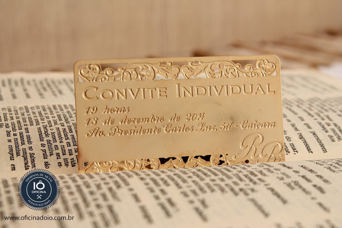 Para ser lembrado - Convite Individual de Casamento
