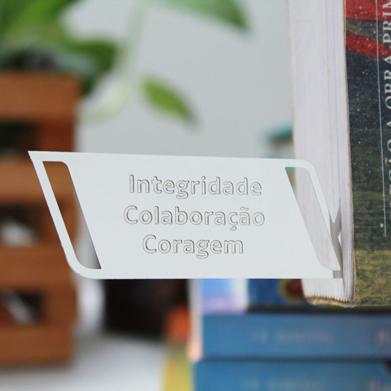 Brinde Aniversário Empresa - Marcador de Página Personalizado