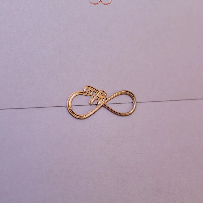 Lacre Símbolo do Infinito para Convites rose gold