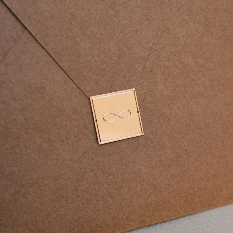 Lacre de Convite Infinito rose gold