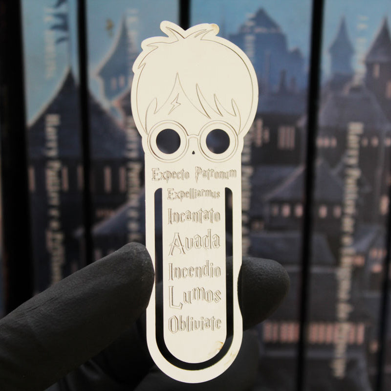 Marca-página Harry Potter Feitiços prateado