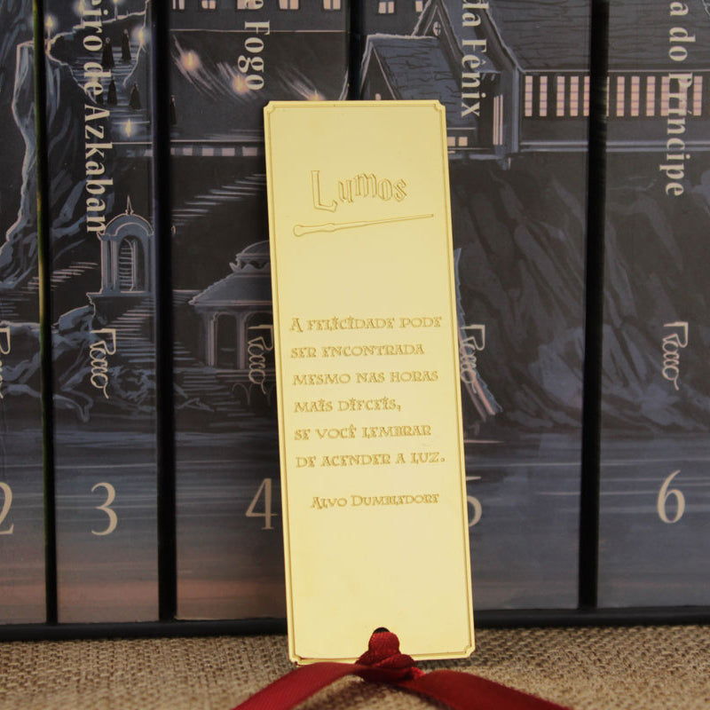 Marca-páginas Harry Potter: Lumos