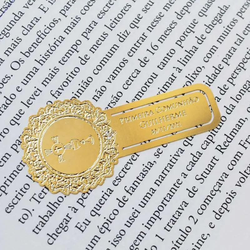 Marcador de Bíblia para Lembrança de 1ª Comunhão