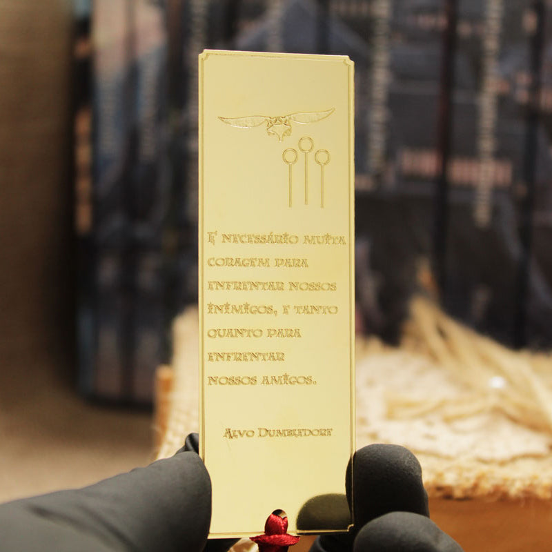 Marcador de Página Harry Potter – Pomo de Ouro