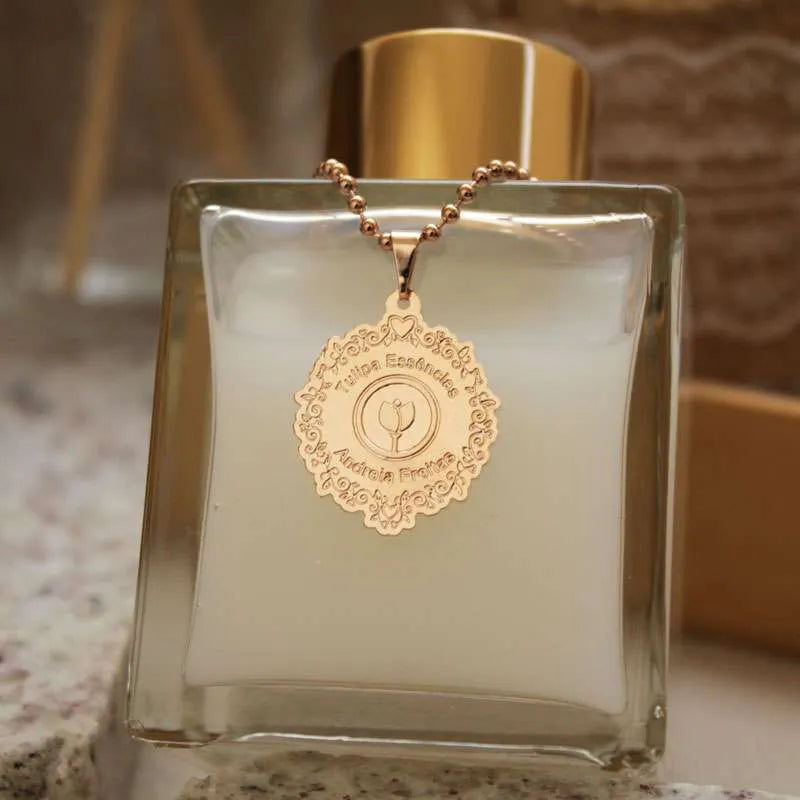Medalha Personalizada para Aromatizadores MA35 rose