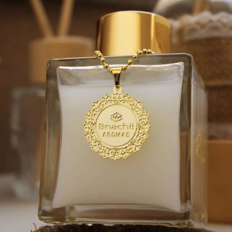 Medalha com Logo para Aromatizadores MA07M dourada