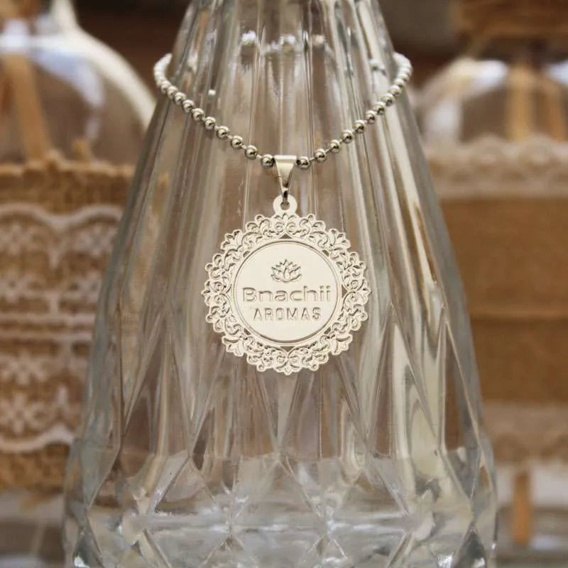 Medalha com Logo para Aromatizadores MA07M prata