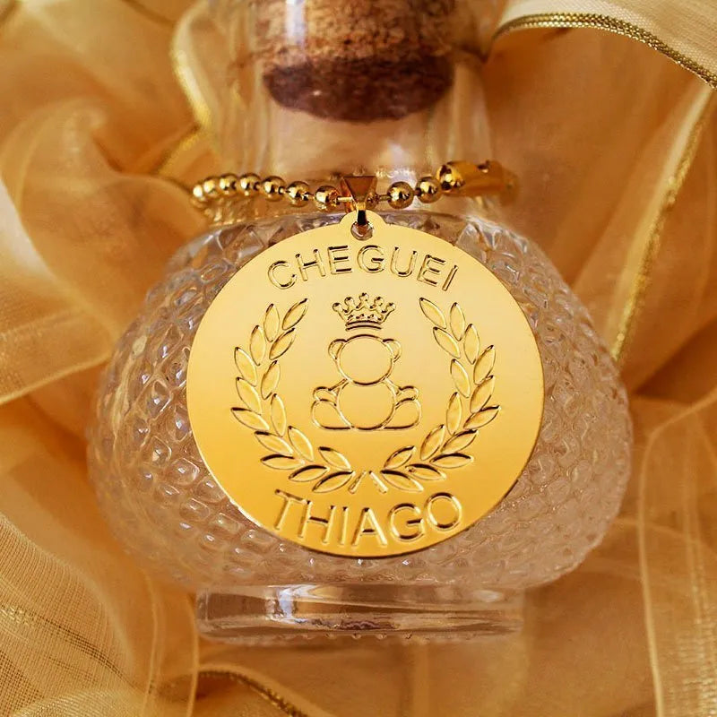 Medalha lembrança maternidade Thiago