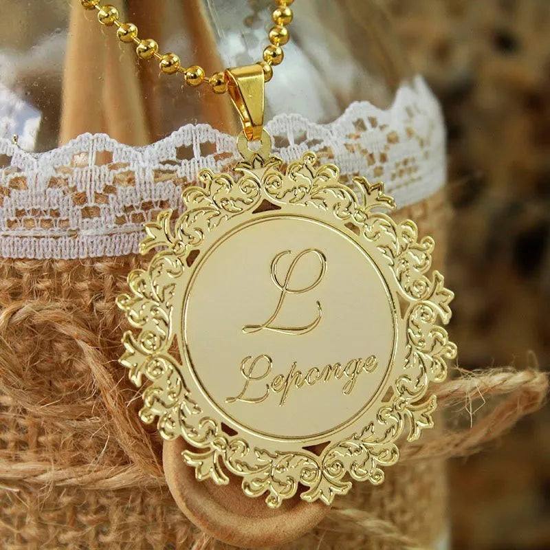 Medalha personalizada Dourada
