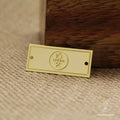 Plaquinha personalizada retangular 28mm