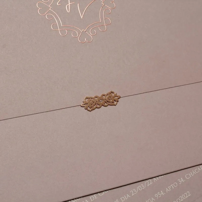 Ponteira para Convite de Casamento PC45