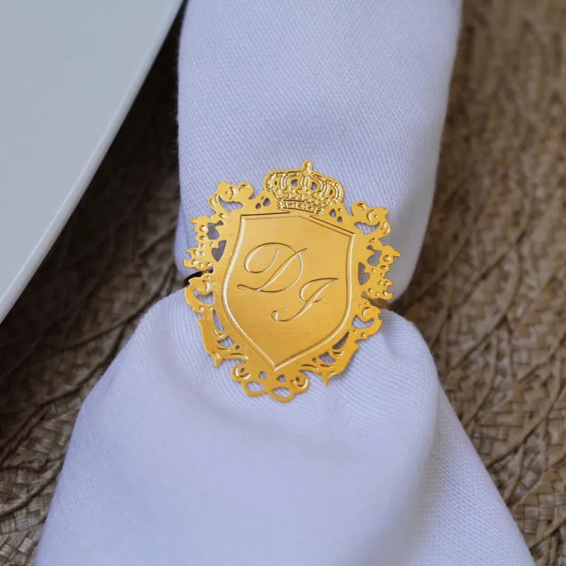 Porta Guardanapo de Metal para Casamento