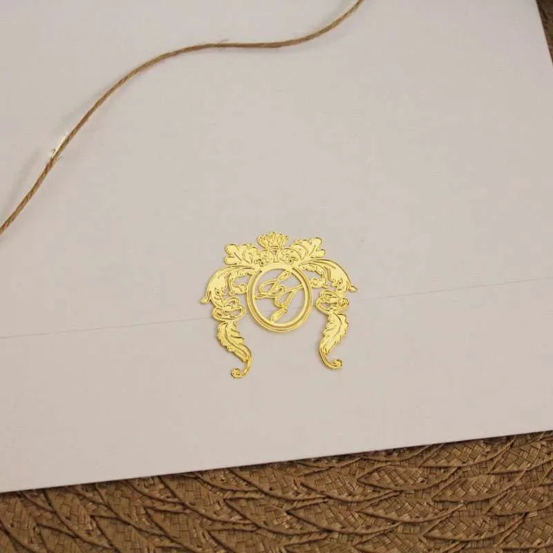 aplique de luxo para convites de casamento