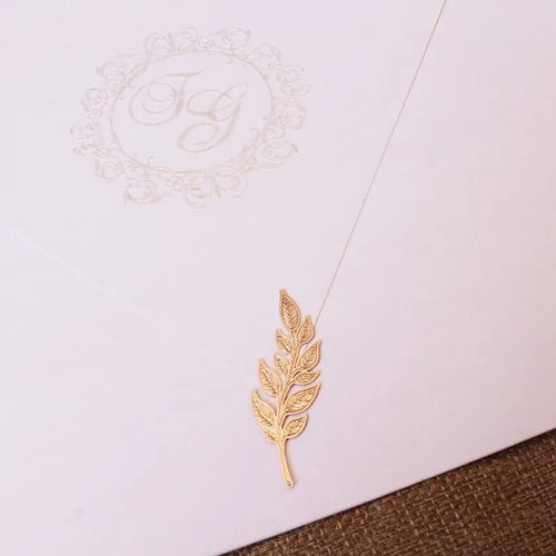brasao para convite de casamento rose gold