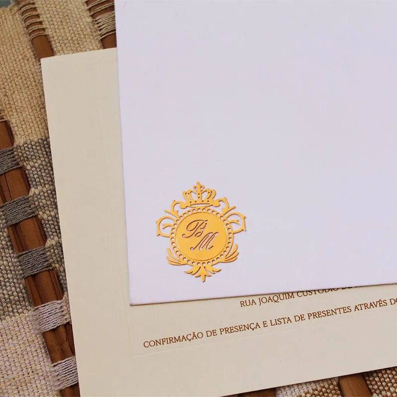 Brasão Tradicional para Convite de Casamento