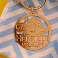 chaveiro personalizado para lembrança de aniversário