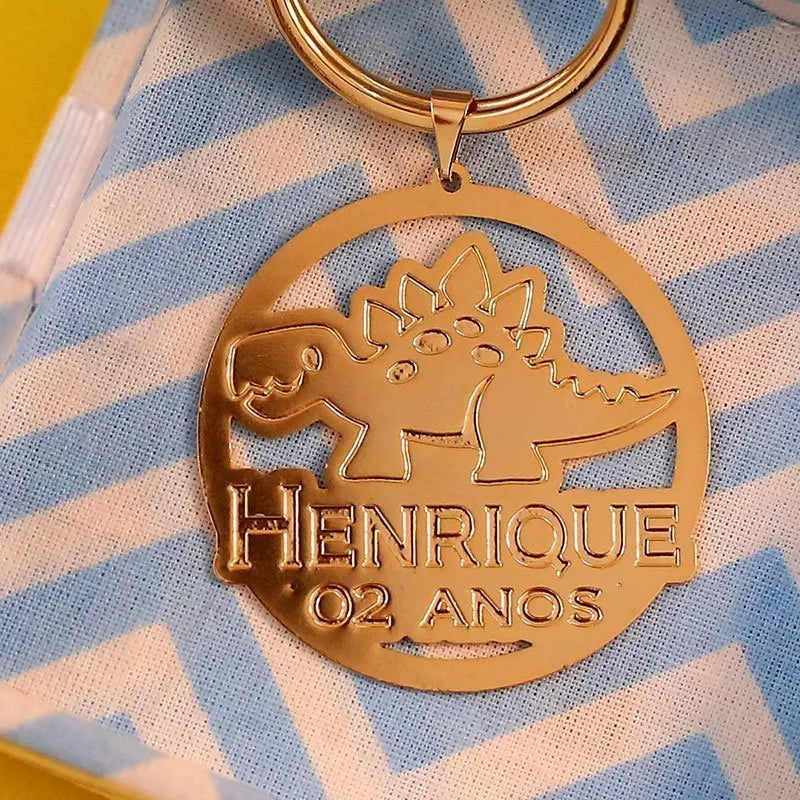 chaveiro personalizado para lembrança de aniversário