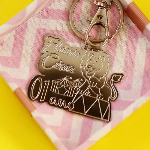 chaveiro personalizado para lembrancinha de aniversário