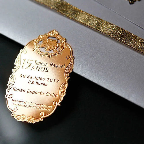 convite de luxo individual