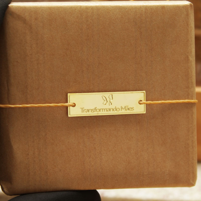 Tag Personalizada com Logo para Artesanato