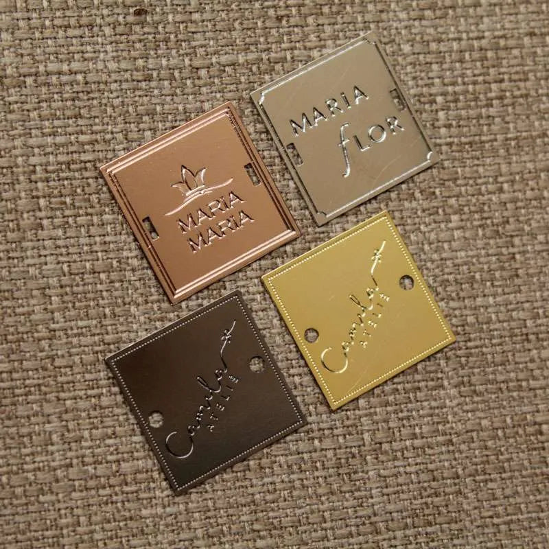 Tag personalizada de metal para artesanato – 2cm