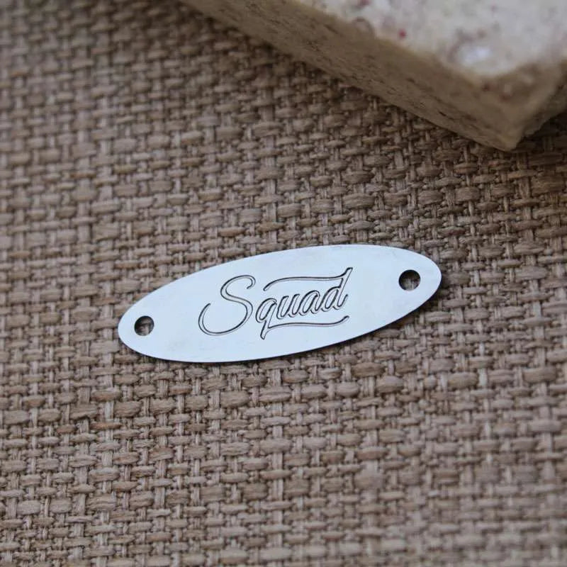 Tag personalizada para crochê 3cm