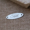 Tag personalizada para crochê 3cm
