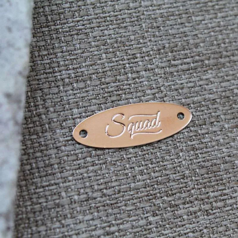 etiquetas personalizadas para crochê rose gold