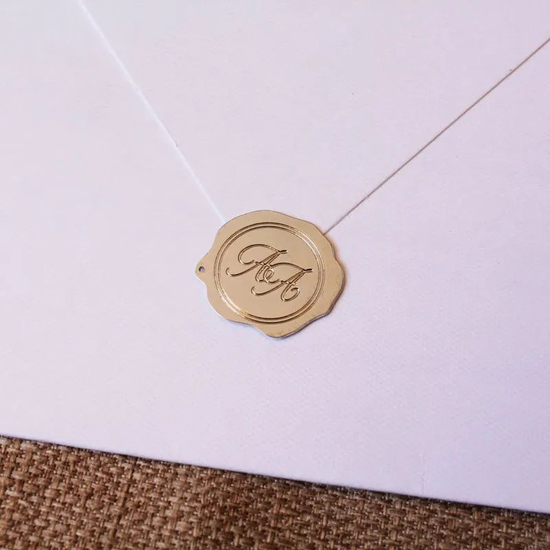 fechamento convite personalizado prata
