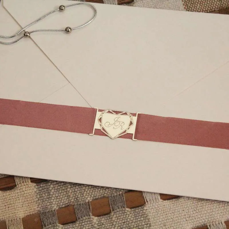 fechamento passa-fita para convite de casamento