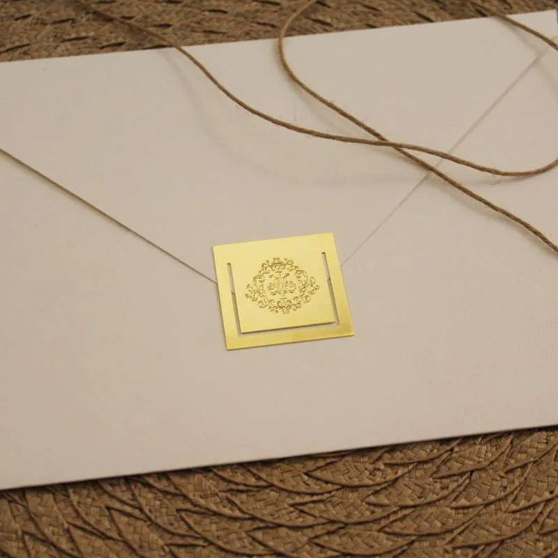 fechamento personalizado para convites de luxo
