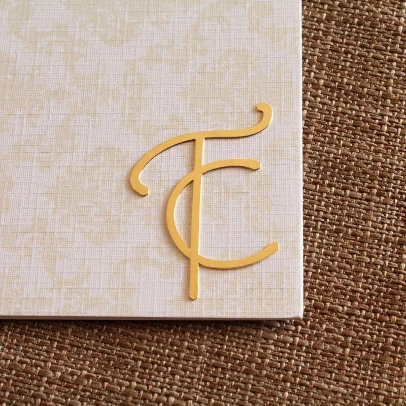 lacre de convite de casamento personalizado