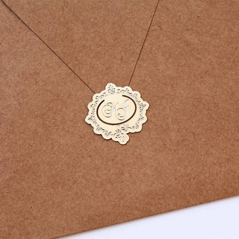lacre de metal para convites personalizados LC154
