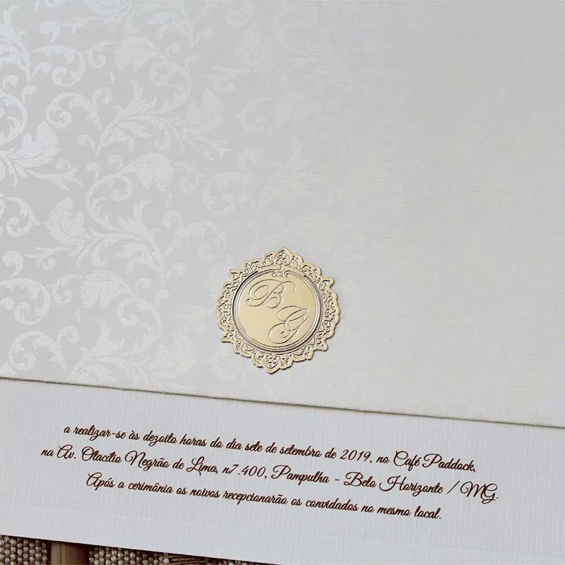 Lacre de Metal Personalizado com a sua Arte