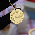 medalha para batizado personalizada