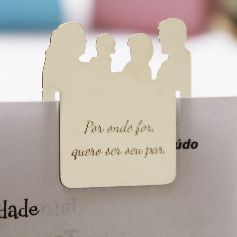 Marca Páginas Personalizados para Brindes - Família
