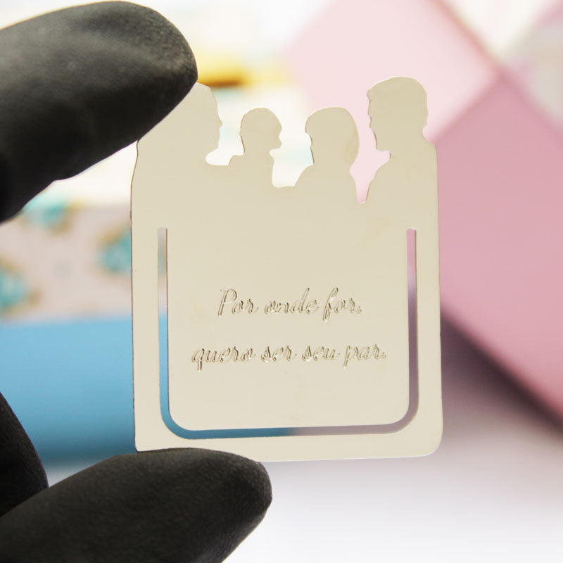 Marca Páginas Personalizados para Brindes - Família