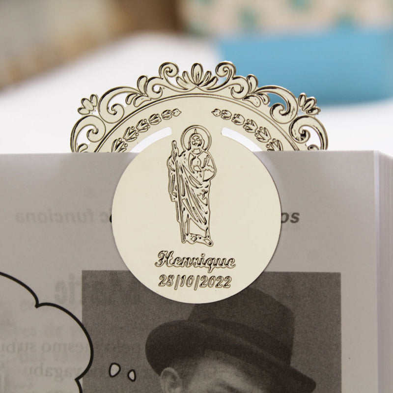Lembrança de Batizado Personalizada - Marca Páginas (5cm)