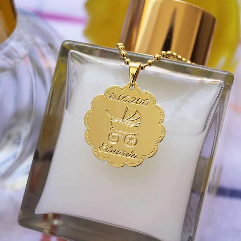 Medalhinha de Maternidade com Data