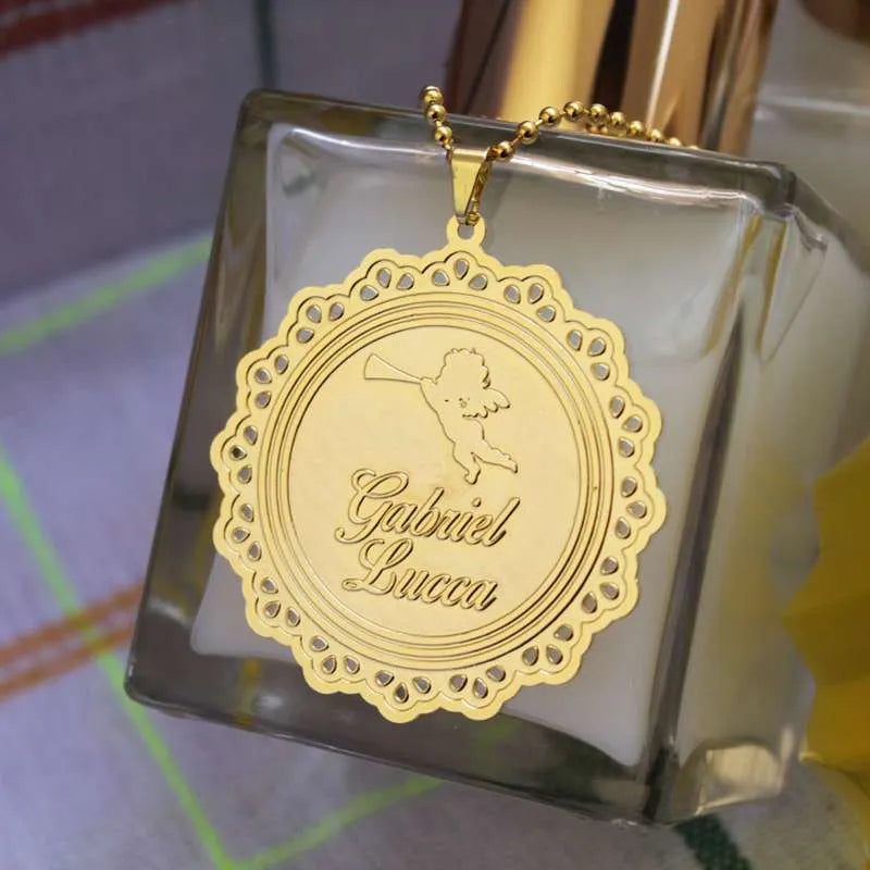 pingente personalizado com nome