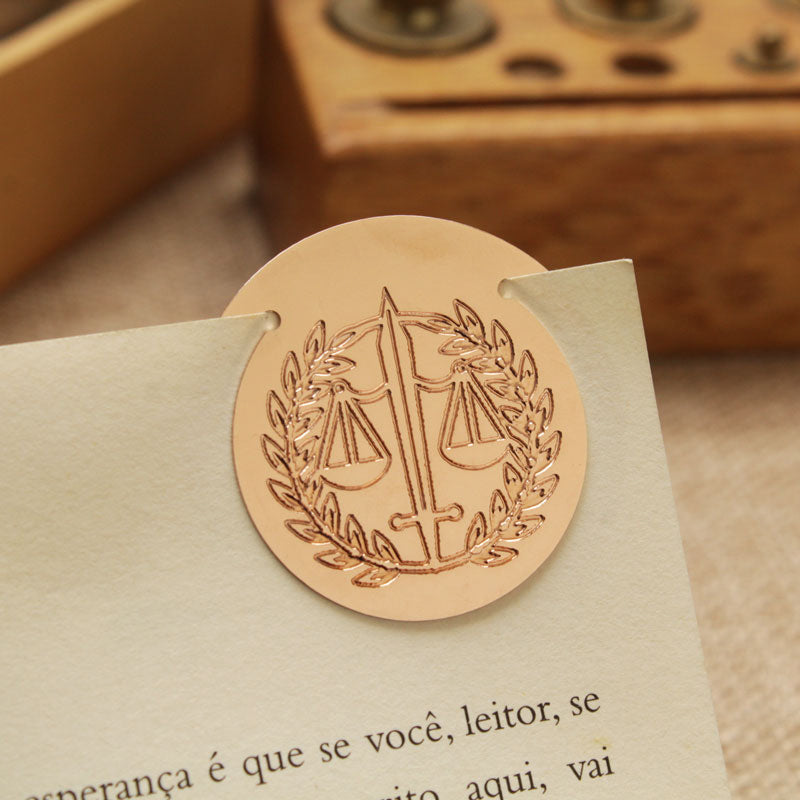 Lembrança de Formatura de Direito - Marca Páginas Personalizado (4cm)