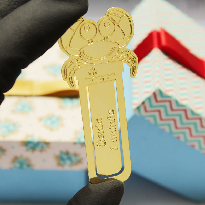 marca páginas infantil lembrança de 1 ano personalizada