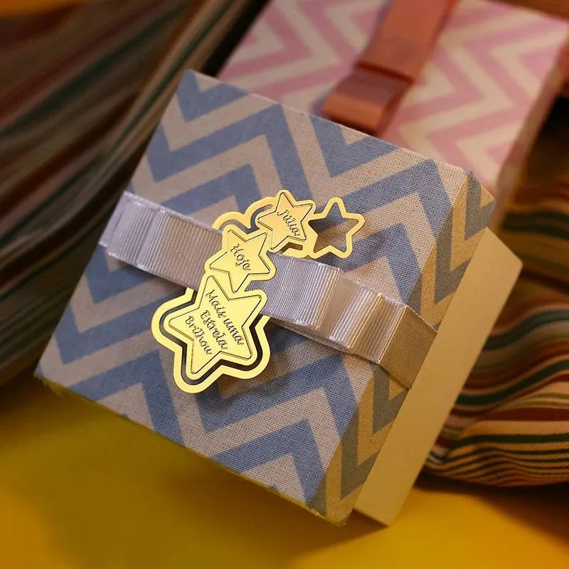 marca páginas de estrela personalizado