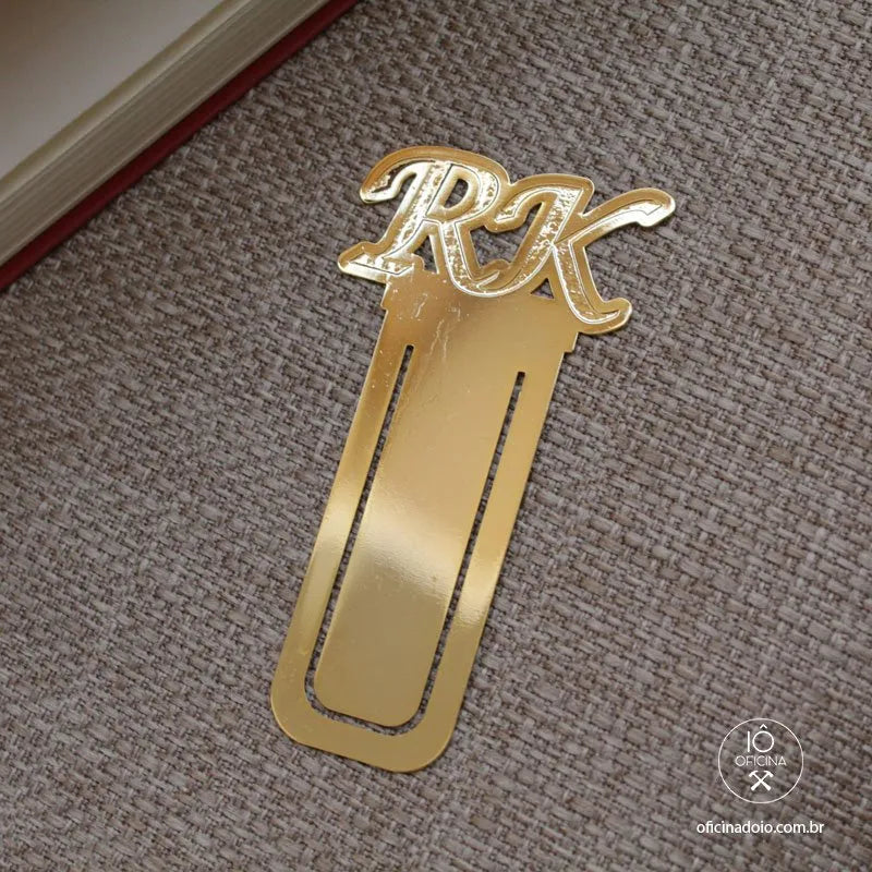 marcador de página de metal personalizado 3