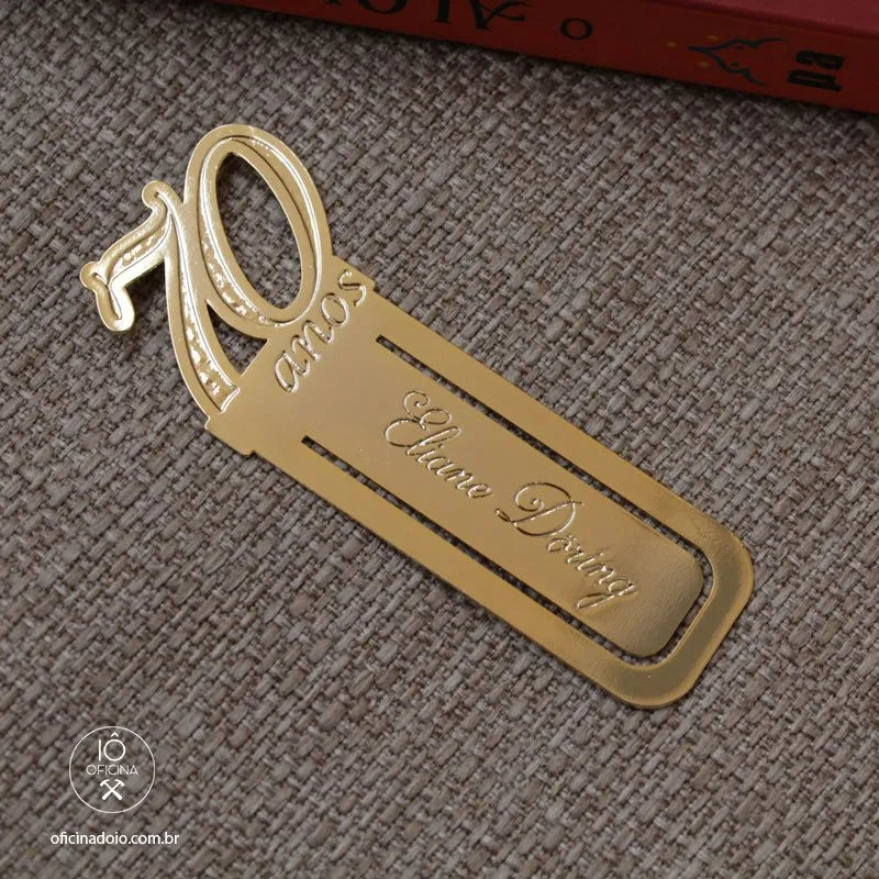 marcador de página de metal personalizado 4