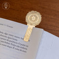 marcador de página em um livro