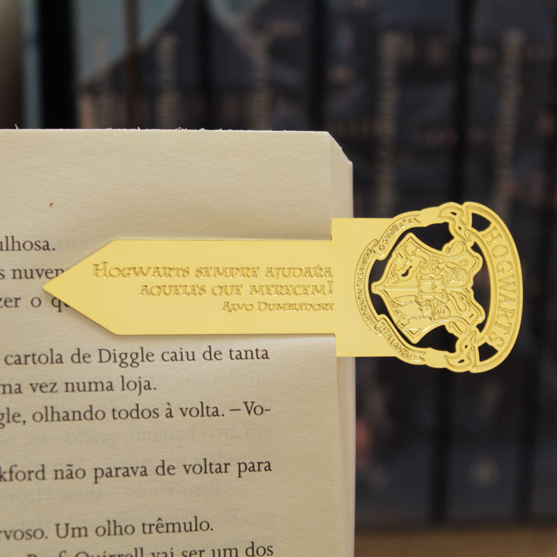 marcador de páginas emblema de Hogwarts 4