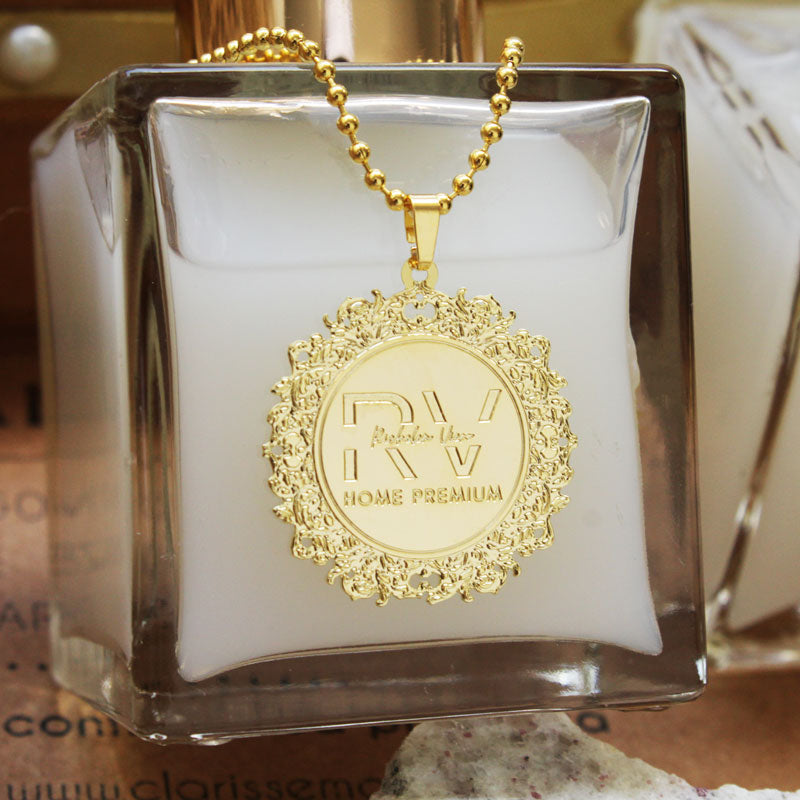 medalha com logo para personalizar aromatizadores