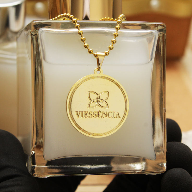 medalha com logo personalizada aromatizador ambiente