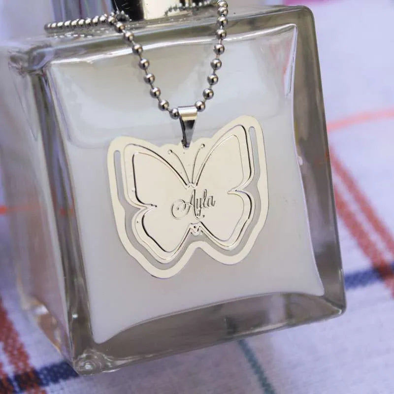 medalhinha infantil de borboleta